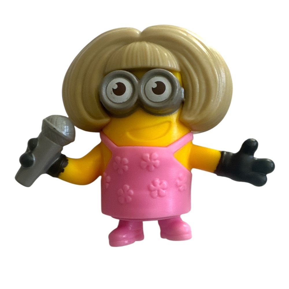 5 FOR $30 MCDONALD’S Minion Rush Mother (Mark) Singing Karaoke 2.25” Figure